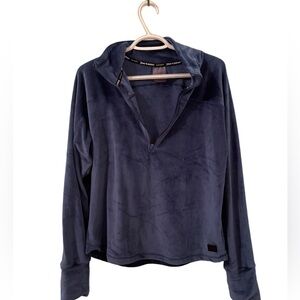 JUICY COUTURE Sport Velour Zip up Jacket blue size medium